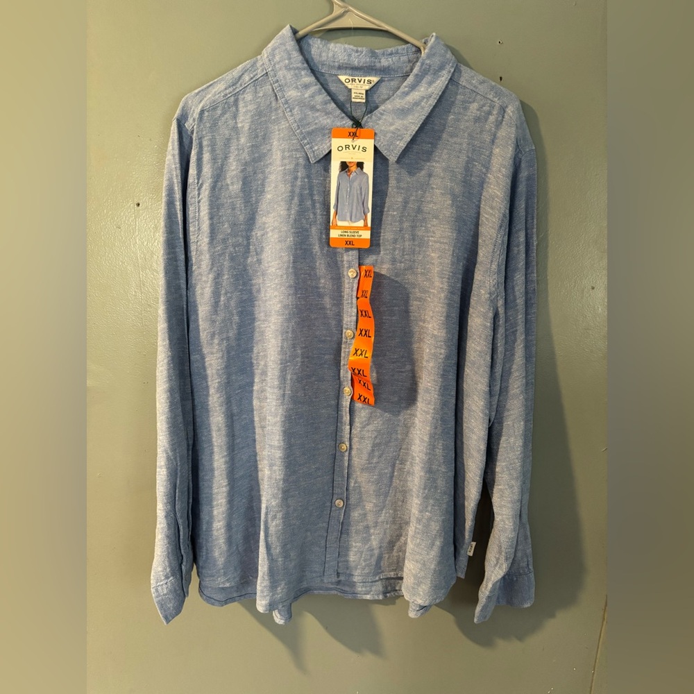 8 brand new women’s XXL tops (Orvis 32 Degrees Eddie Bauer & Adrianna Papell)